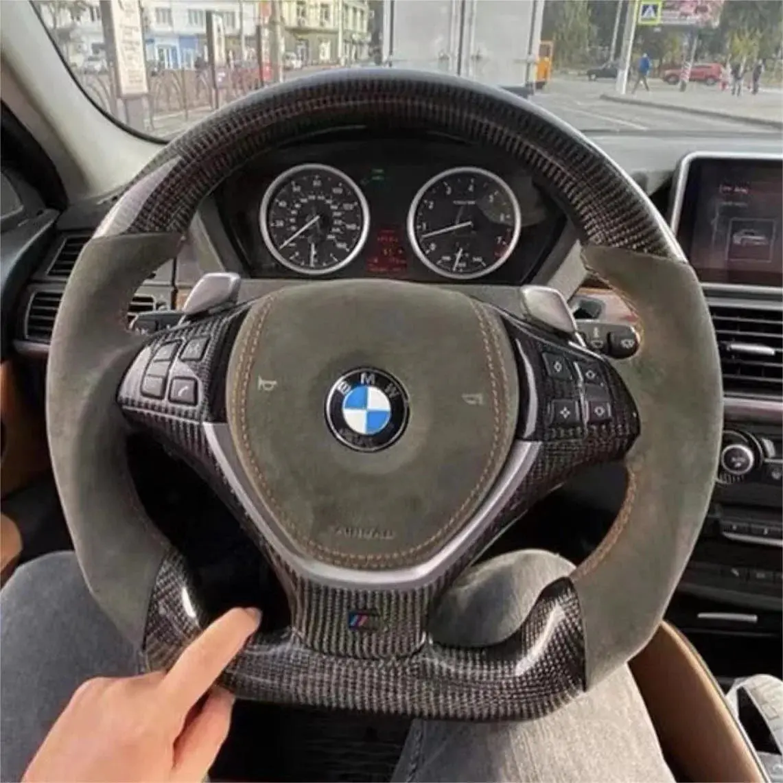 Ttd Craft Bmw E70 E71 E72 X5 X6  Carbon Fiber Steering Wheel 1