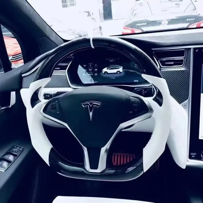 Ttd Craft Tesla Model S / X Carbon Fiber Steering Wheel 1