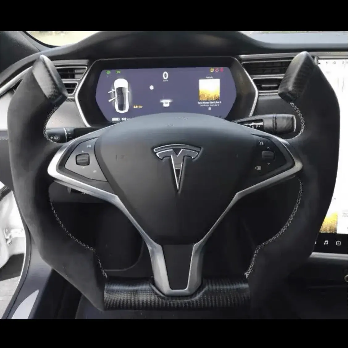 Ttd Craft Tesla Model S / X Carbon Fiber Steering Wheel 4