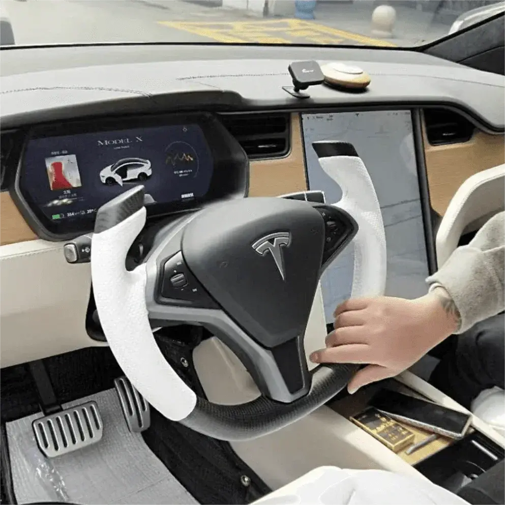 Ttd Craft Tesla Model S / X Carbon Fiber Steering Wheel 5