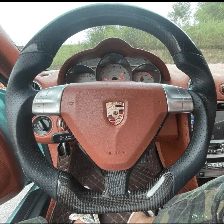 Ttd Craft Porsche 911 Spyder Gts Cayenne Macan Taycan Carbon Fiber Steering Wheel 1