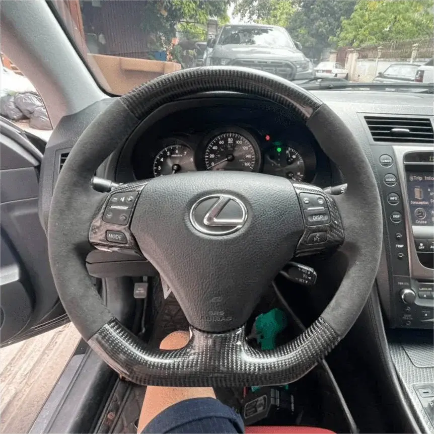 Ttd Craft Lexus 2005-2006 Es300 Es330 Carbon Fiber Steering Wheel 1