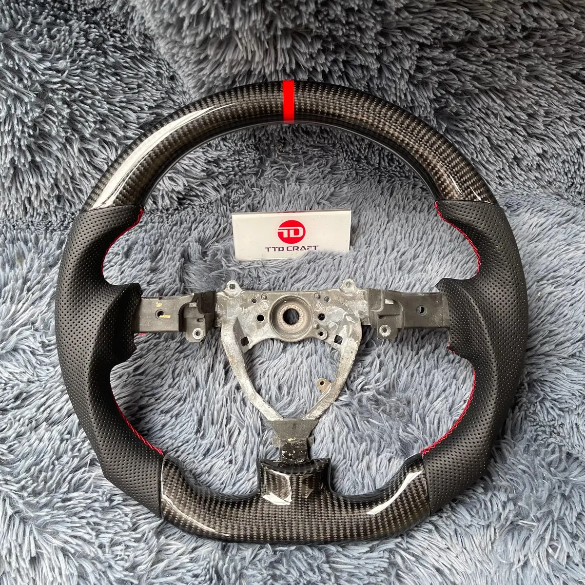 Ttd Craft 2006-2017  Fj Cruiser Carbon  Fiber  Steering Wheel 1