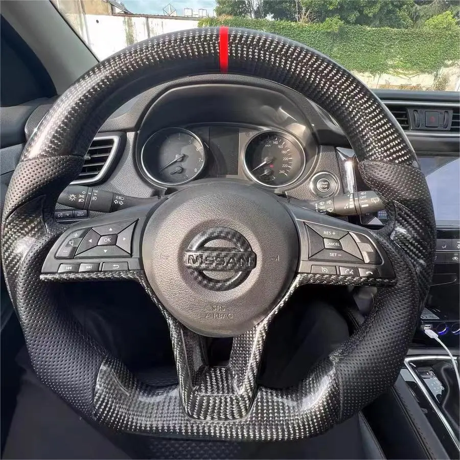 Ttd Craft Nissan 2018-2024 Leaf Kicks Carbon Fiber Steering Wheel 1