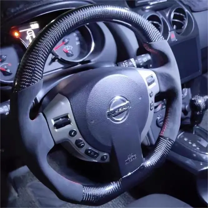 Ttd Craft Nissan 2007-2012 Sentra /2008-2013 Rogue Nv200 Carbon Fiber Steering Wheel 1