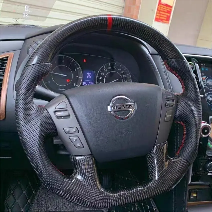 Ttd Craft Infiniti 2011-2017 Qx56 Carbon Fiber Steering Wheel 1