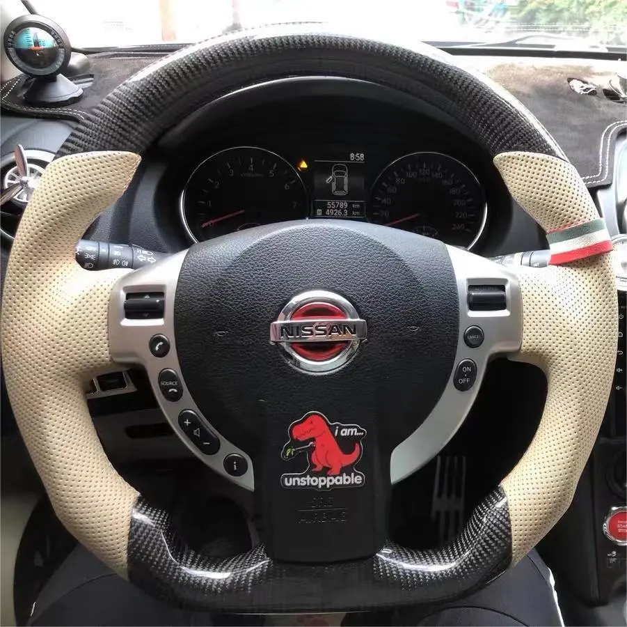 Ttd Craft  Nissan 2007-2012 Sentra /Rogue Nv200 Carbon Fiber Steering Wheel 1