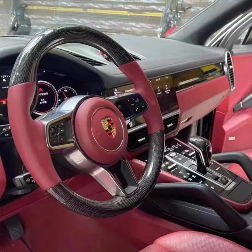 Ttd Craft Porsche 911 / Gt3 / 991 / 718 Boxster / Cayman 982 / Cayenne / Panamera / Macan Carbon Fiber Steering Wheel 1