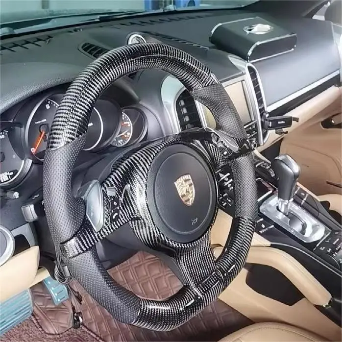 Ttd Craft Porsche 911 (991.1) / Boxster (987.2 981) / Cayman (981) / Cayenne (958) / Panamera (970) Carbon Fiber Steering Wheel 1