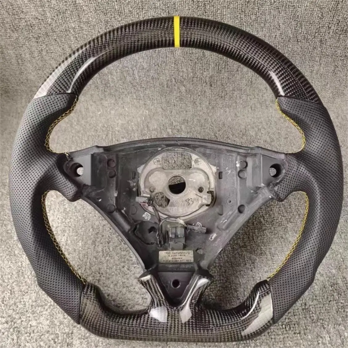 Ttd Craft Porsche 2003 - 2010 Cayenne 955 957 958 Carbon Fiber Steering Wheel 1