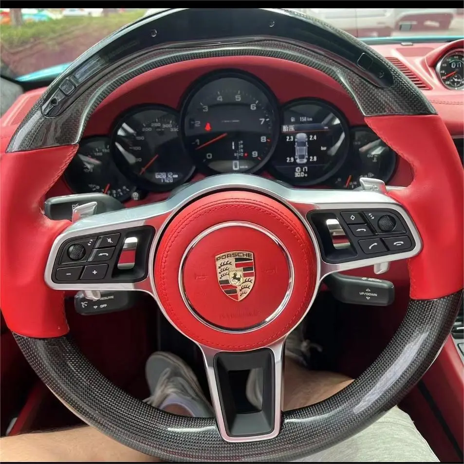 Ttd Craft Porsche 911 / Gt3 /991 / 718 Boxster / Cayman 982 / Cayenne / Panamera / Macan Carbon Fiber Steering Wheel 1