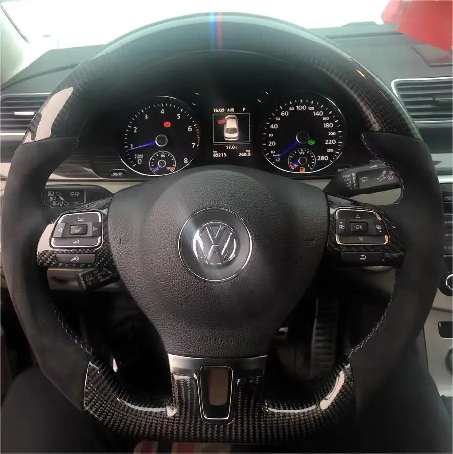 Ttd Craft Vw 2010-2014 Mk6 Carbon Fiber Steering Wheel 1