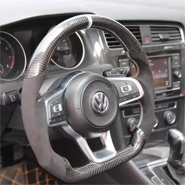 Ttd Craft Vw Mk7 /Mk7.5  Gti  R Jetta 2019-2020  Carbon Fiber Steering Wheel 1