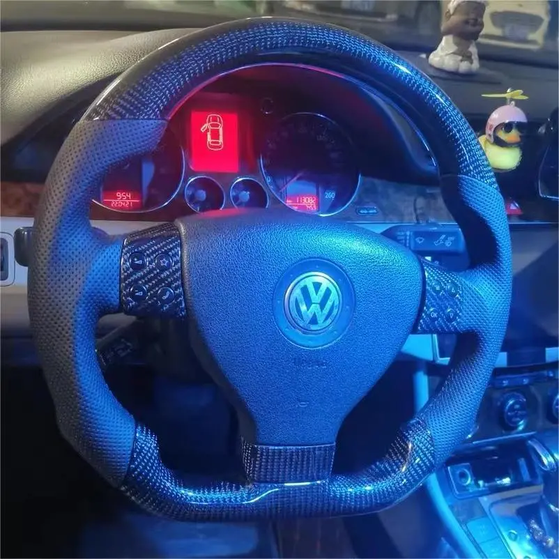 Ttd Craft  2007-2011 Eos Convertible Carbon Fiber Steering Wheel 1