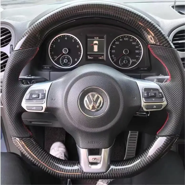 Ttd Craft Vw 2011-2014 Mk6 Gti /R Jetta Carbon Fiber Steering Wheel 1