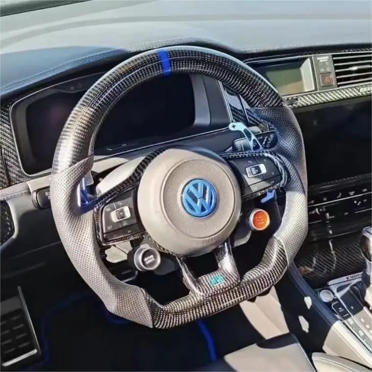 Ttd Craft Vw Mk7 /Mk7.5  Gti R 2019-2020 Jetta Carbon Fiber Steering Wheel 1