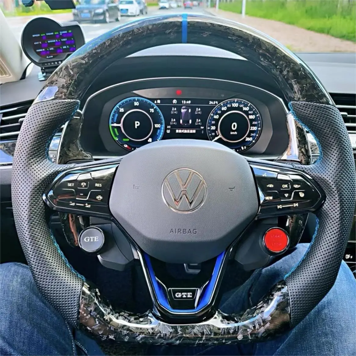 Ttd Craft Vw Passat 2021-2025 Carbon Fiber Steering Wheel 1