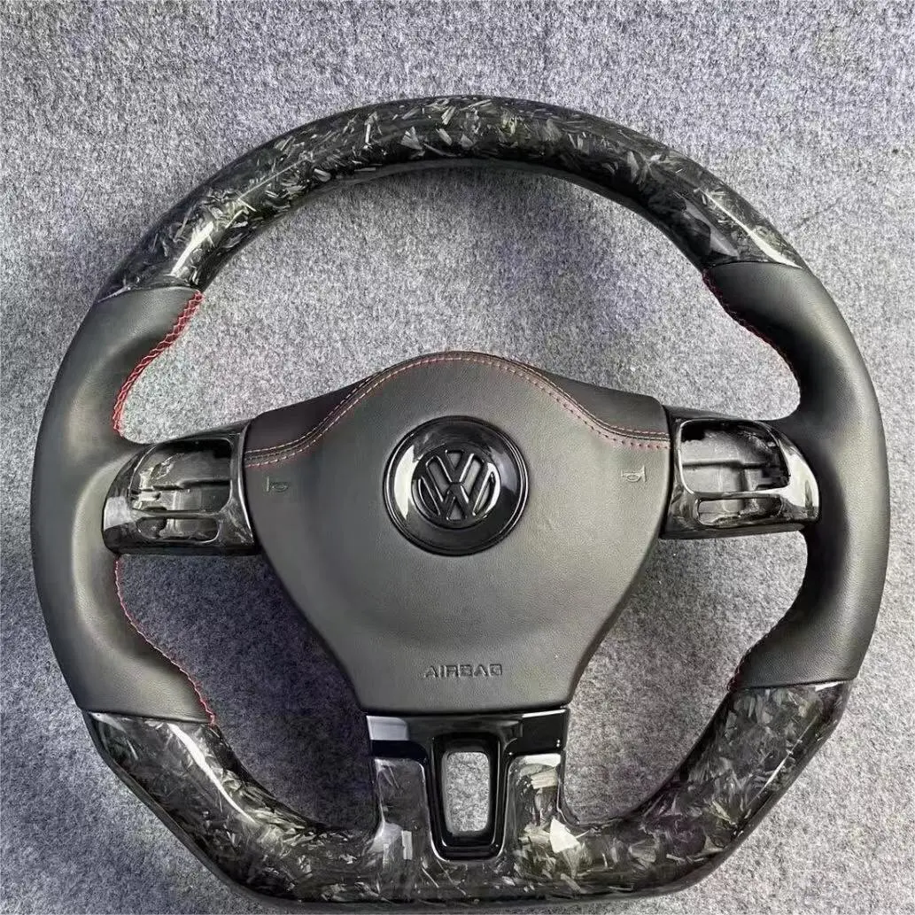 Ttd Craft Vw 2010-2014 Mk6 Carbon Fiber Steering Wheel 1