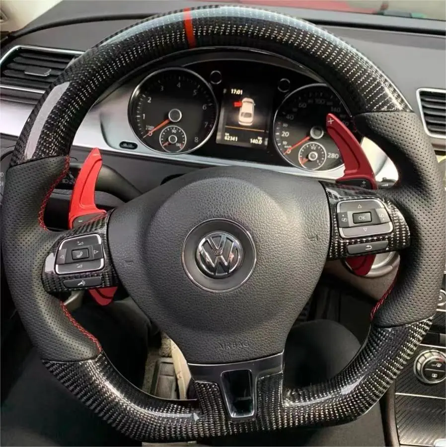 Ttd Craft Vw 2009-2017 Cc Sedan Carbon Fiber Steering Wheel 1