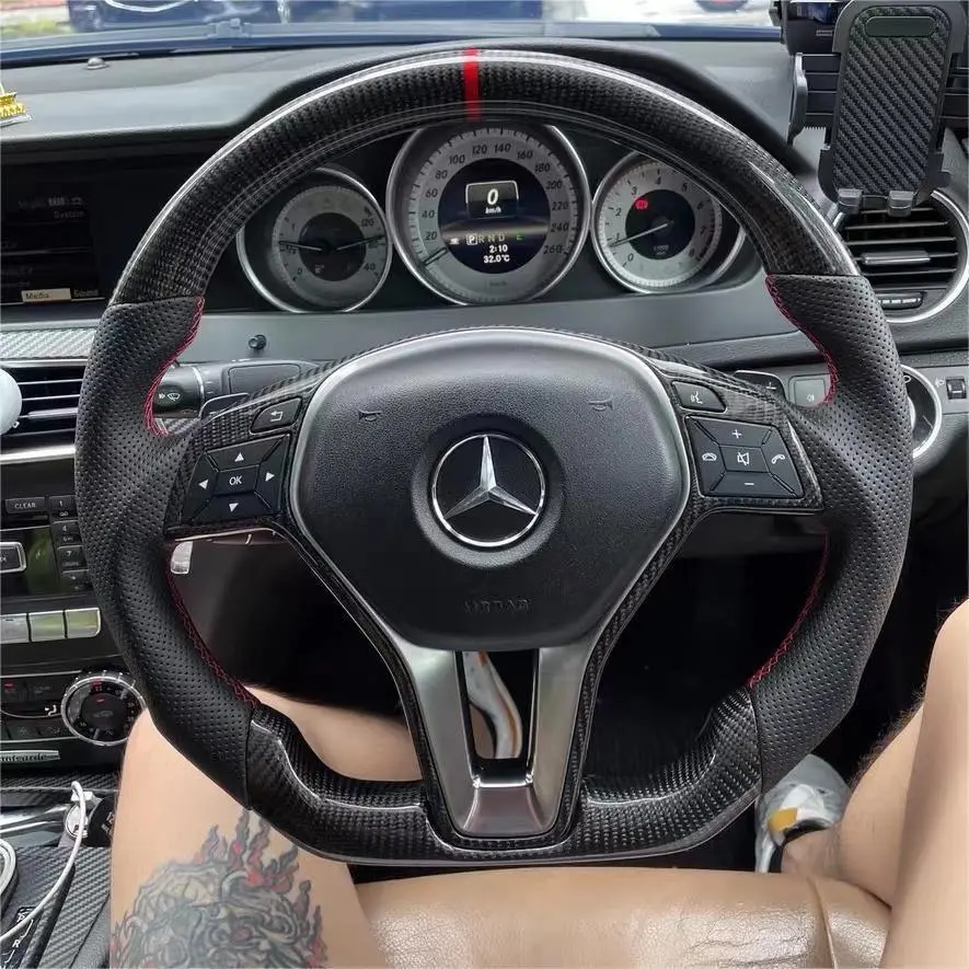 Carbon Fiber Steering Wheel For Mercedes C117 C218 | Ttd Craft 1
