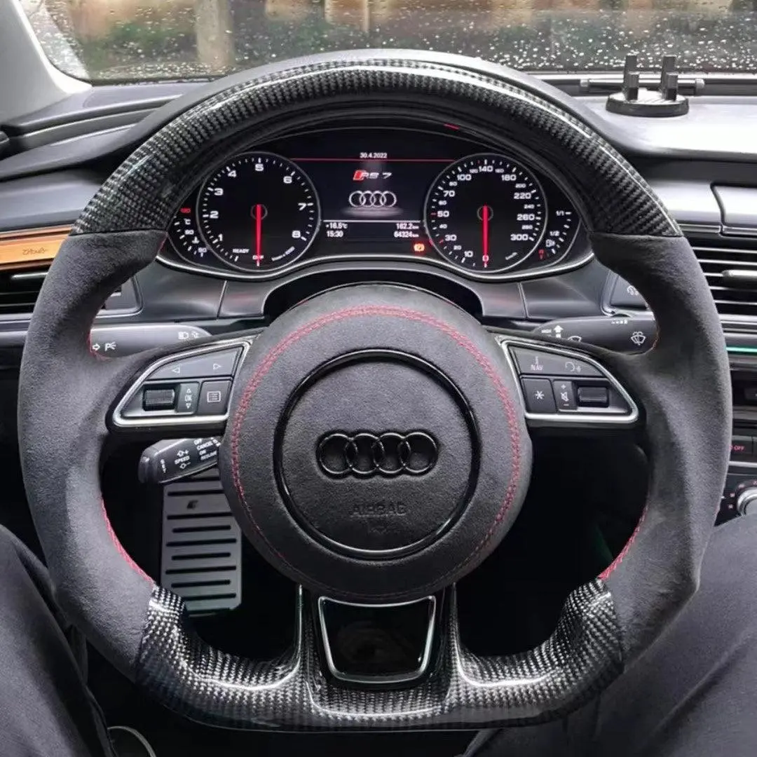 Ttd Craft Audi A3 A4 A5 A6 A7 A8 S3 S4 S5 S6 S7 S8 Rs3 Rs4 Rs5 Rs6 Sq5 Carbon Fiber Steering Wheel 1
