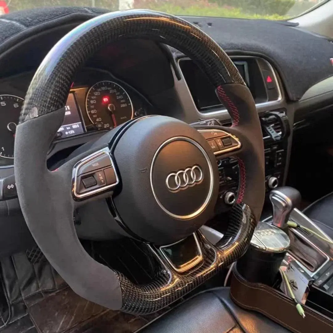 Ttd Craft Audi A3 A4 A5 A6 A7 A8 S3 S4 S5 S6 S7 S8 Rs3 Rs4 Rs5 Rs6 Sq5 Carbon Fiber Steering Wheel 1
