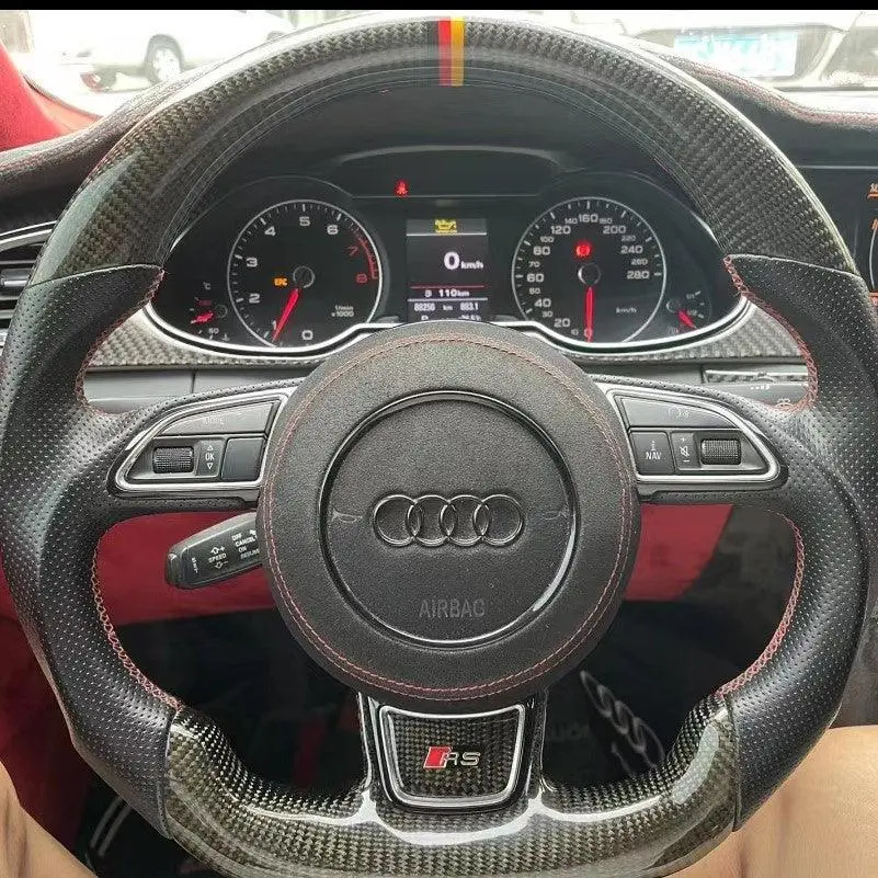 Ttd Craft Audi A3 A4 A5 A6 A7 A8 S3 S4 S5 S6 S7 S8 Rs3 Rs4 Rs5 Rs6 Sq5 Carbon Fiber Steering Wheel 1