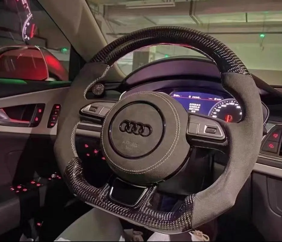 Ttd Craft Audi A3 A4 A5 A6 A7 A8 S3 S4 S5 S6 S7 S8 Rs3 Rs4 Rs5 Rs6 Sq5 Carbon Fiber Steering Wheel 1