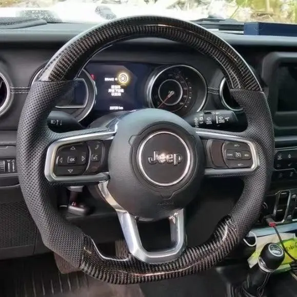 Ttd Craft Jeep 2018-2026 Wrangler /Gladiator Carbon Fiber Steering Wheel 1