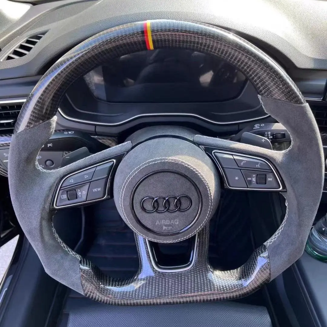 Ttd Craft Audi 2017-2020 8V B9 A3 S3 Rs3 A4 S4 A5 S5 Rs5 Carbon Fiber Steering Wheel 1