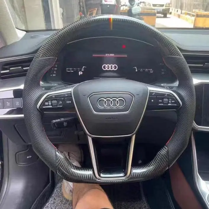 Ttd Craft Audi C8 2020+ A6 S6 Rs6 A7 S7 Carbon Fiber Steering Wheel 1