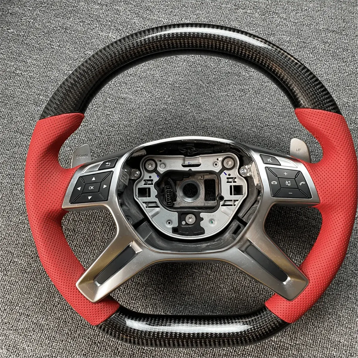 Ttd Craft Benz X166 W463 W166 W212 E-Class Gl Ml Class Carbon Fiber Steering  Wheel 1