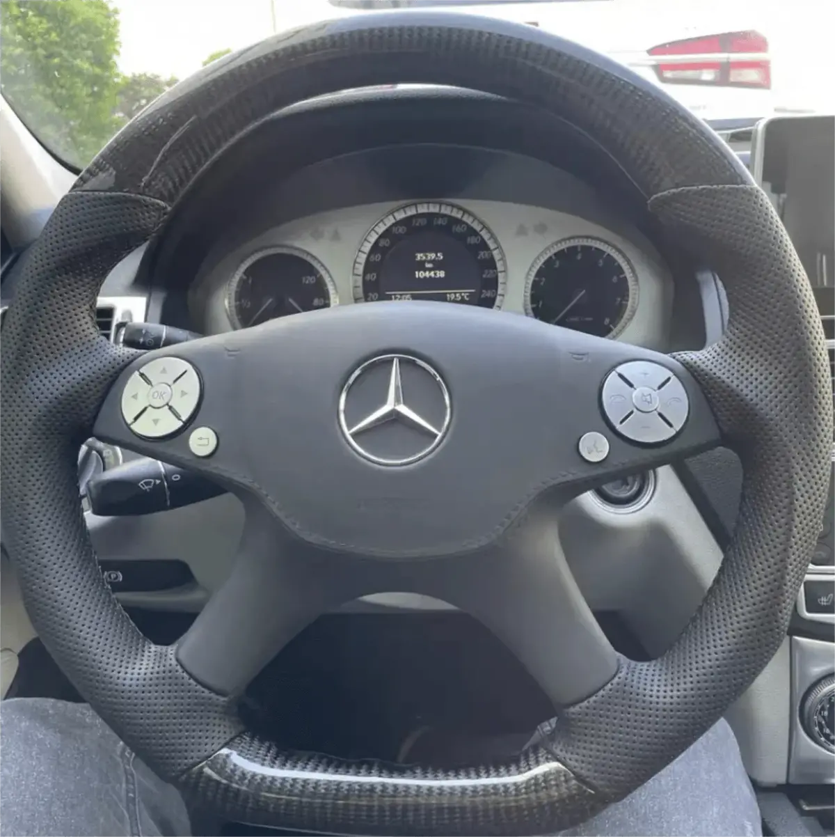 Carbon Fiber Steering Wheel For Mercedes 2007-2010 W204 | Ttd Craft 1