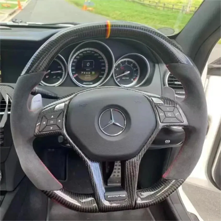 Carbon Fiber Steering Wheel For Mercedes Gla45amg Slamg | Ttd Craft 1