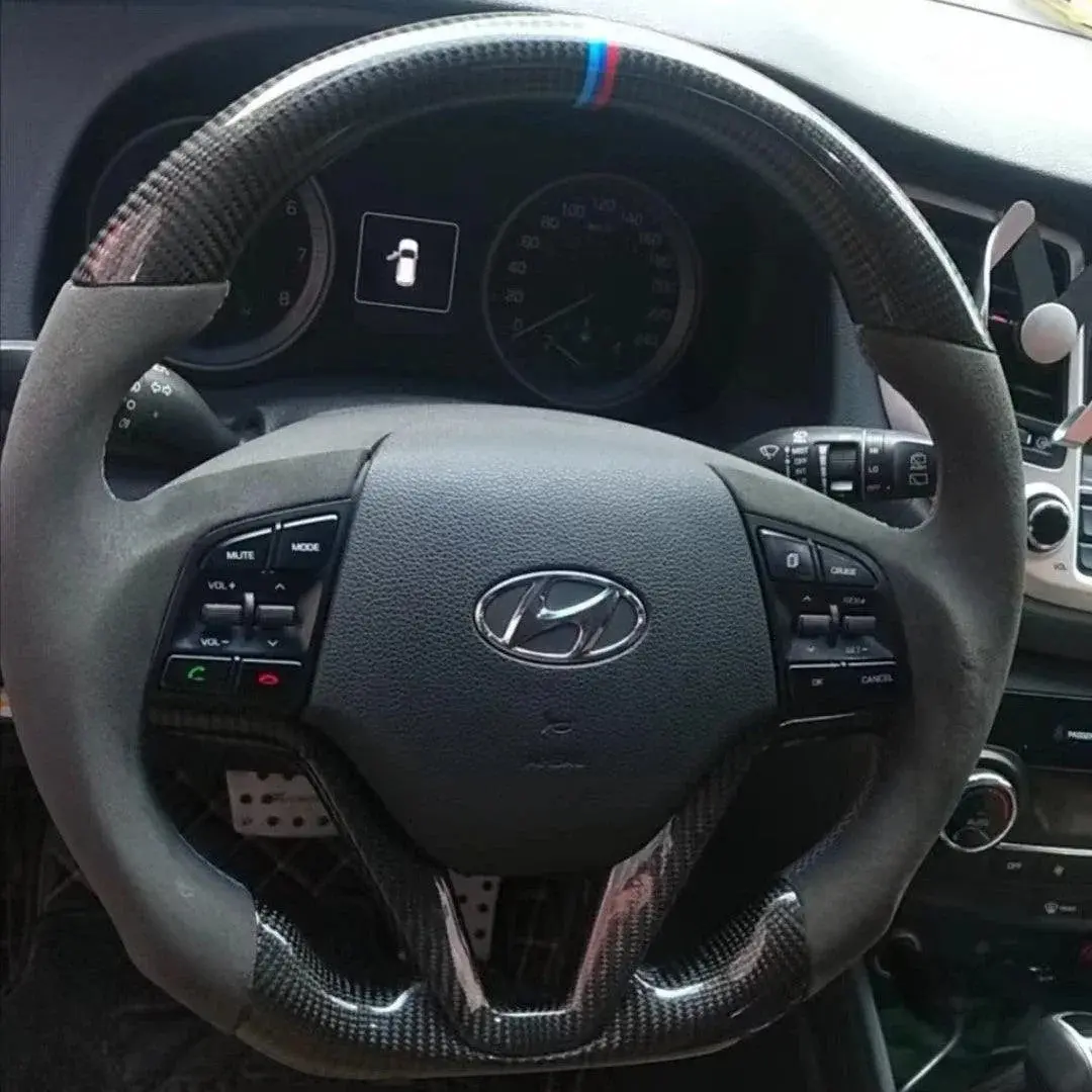 Ttd Craft Hyundai 2016-2020 Tucson Carbon Fiber Steering Wheel 1