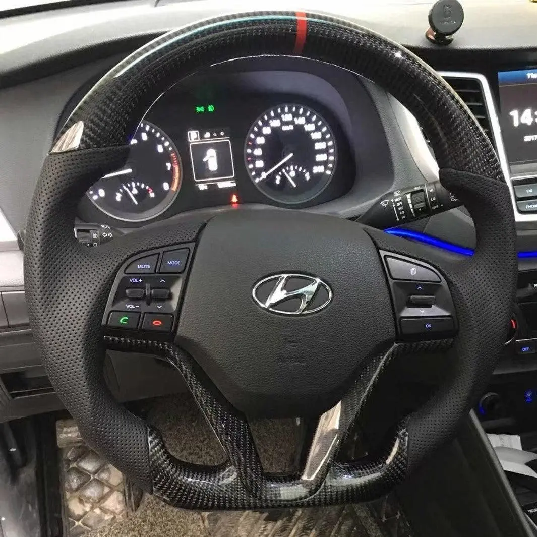 Ttd Craft Hyundai 2016-2020 Tucson Carbon Fiber Steering Wheel 1