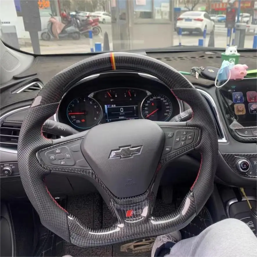 Ttd Craft Chevrolet 2016-2022 Cruze / 2018-2023 Equinox / 2016-2023 Malibu Carbon Fiber Steering Wheel 1