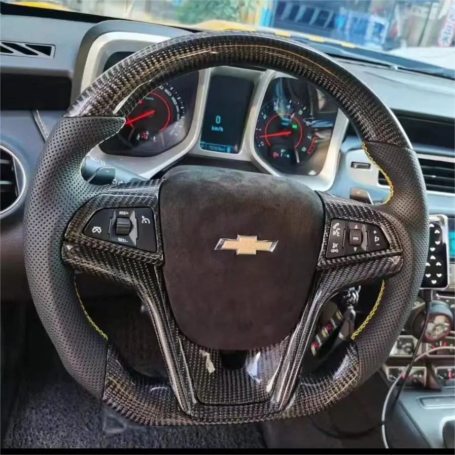 Ttd Craft Chevrolet 2013-2015 Camaro / 2011-2015 Cruze / 2013-2015 Malibu / 2012-2023 Trax / 2011-2015 Volt 71 / 2012-2020 Sonic Carbon Fiber Steering Wheel 1