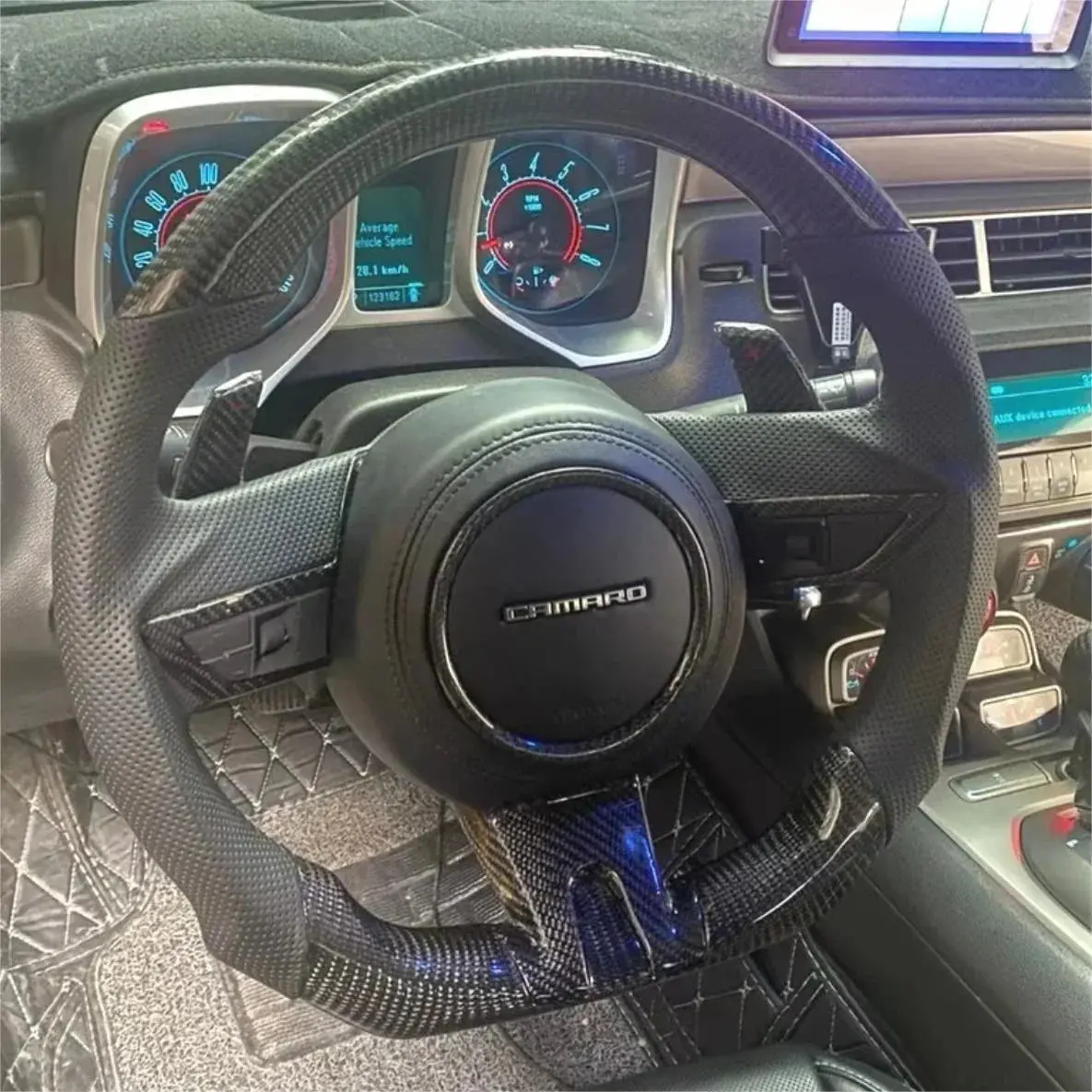 Ttd Craft Chevrolet 2010-2011 Camaro Carbon Fiber Steering Wheel 1