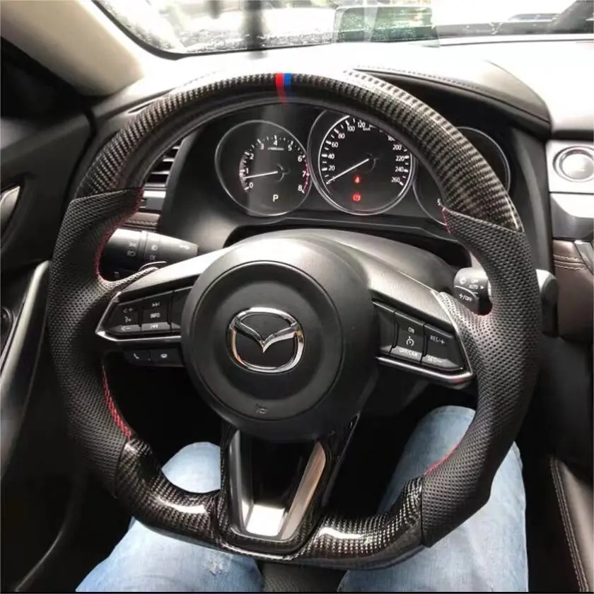 Ttd Craft Mazda 2 2017-2025 Carbon Fiber Steering Wheel 1