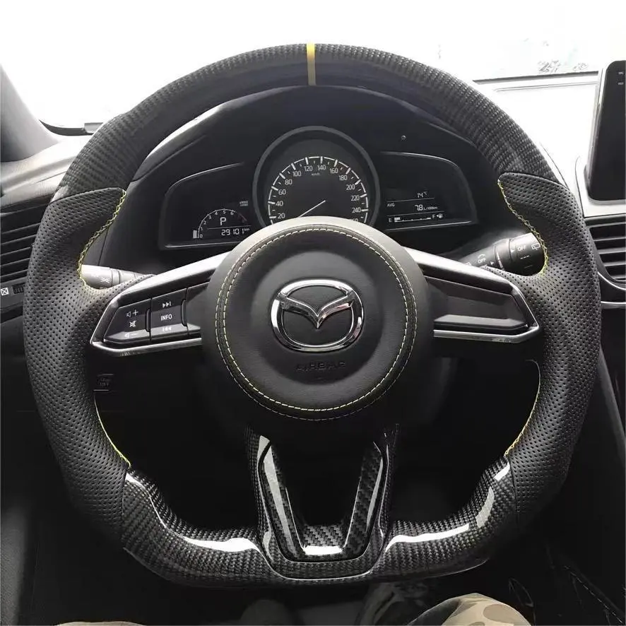 Ttd Craft  Mazda 2 2017-2025 Carbon Fiber Steering Wheel 1