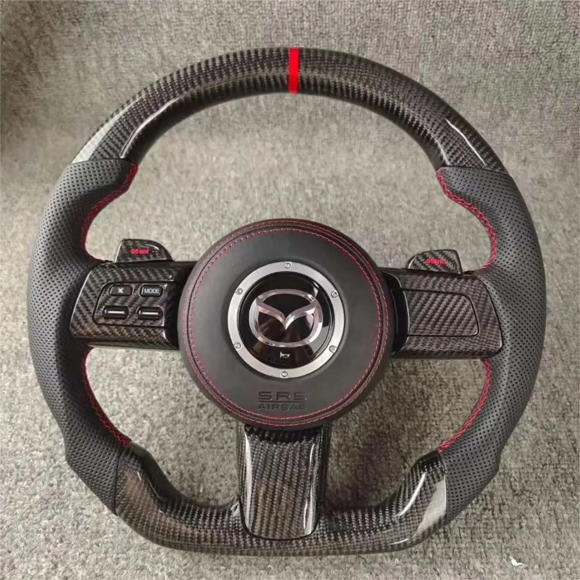 Ttd Craft Mazda 2006-2015 Mx-5 Miata Carbon Fiber Steering Wheel 1