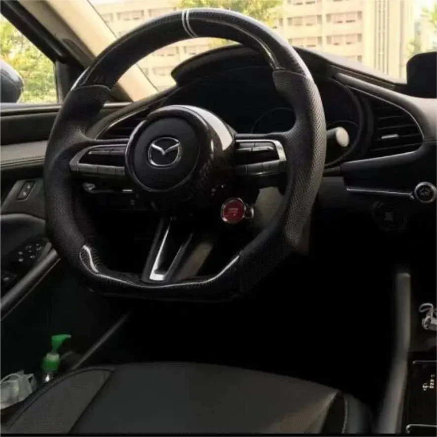 Ttd Craft Mazda 2019-2025 Cx-30 Carbon Fiber Steering Wheel 1