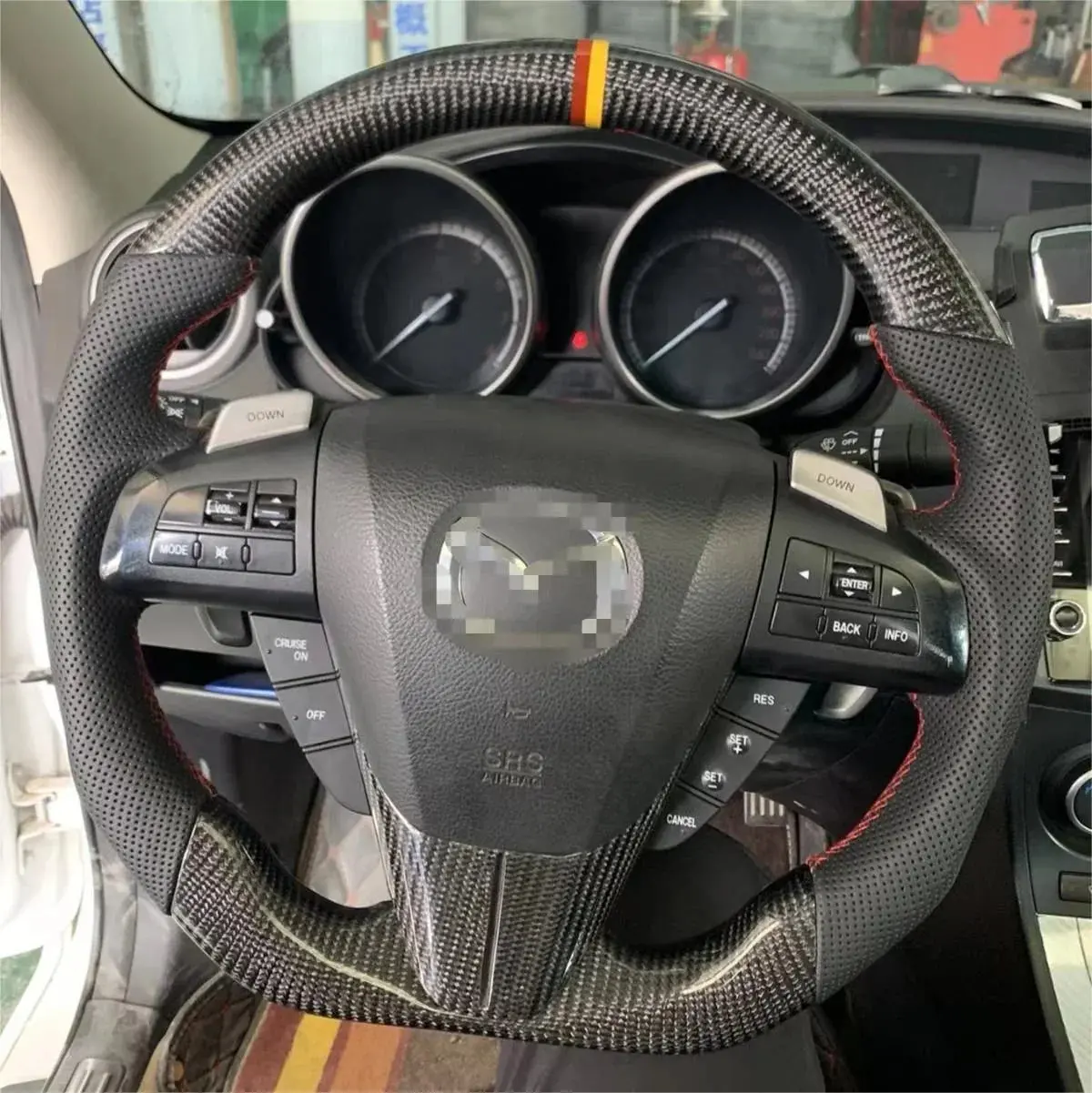 Ttd Craft 2011-2015 Mazda Mazda 5 Minivan Carbon Fiber Steering Wheel 1