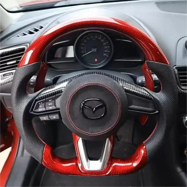 Ttd Craft Mazda 2016-2023 Cx-9 Carbon Fiber Steering Wheel 1