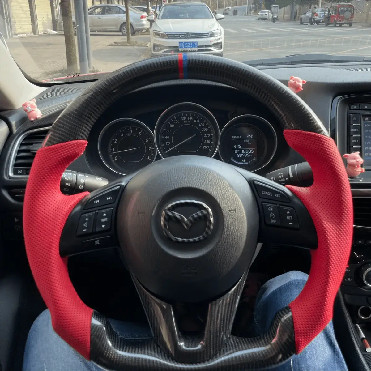 Ttd Craft Mazda 6 2014-2016 Carbon Fiber Steering Wheel 1