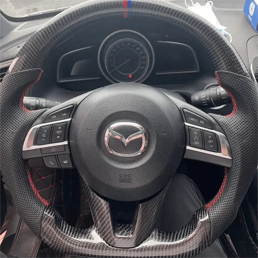Ttd Craft  Mazda 2 2014-2016 Carbon Fiber Steering Wheel 1