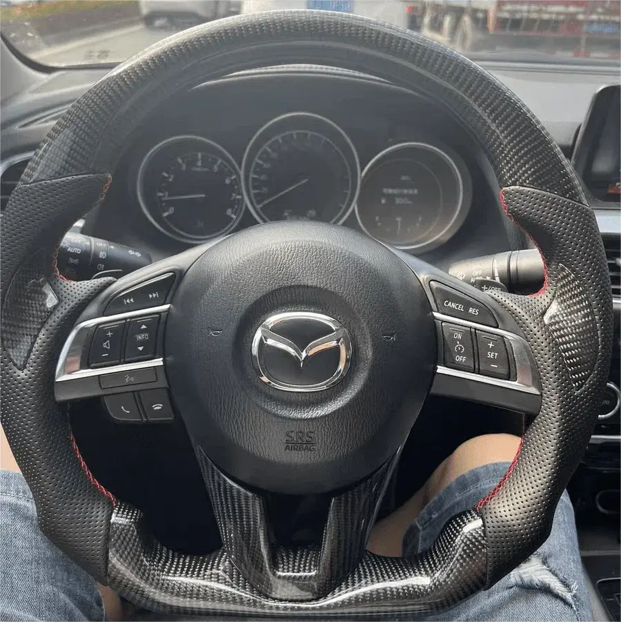 Ttd Craft Mazda Cx-3 2014-2017 Carbon Fiber Steering Wheel 1