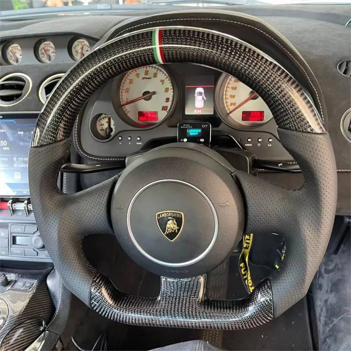 Carbon Fiber Steering Wheel For Lamborghini 2003-2014 Gallardo|Ttd Craft 1