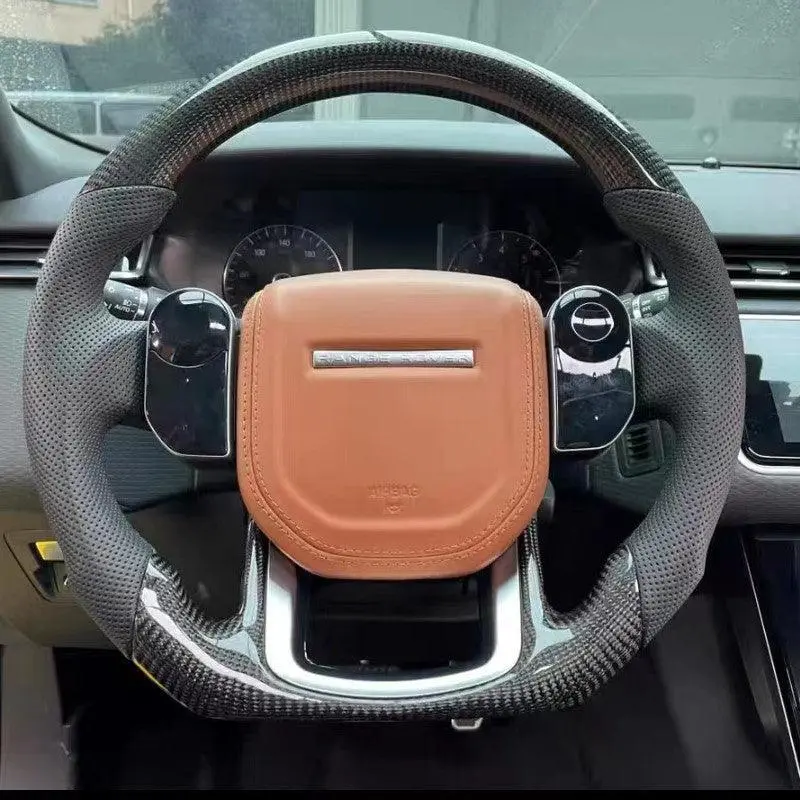 Ttd Craft Land Rover 2020-2023 Discovery Sport / Range Rover / Range Rover Evoque / Range Rover Velar Carbon Fiber Steering Wheel 1
